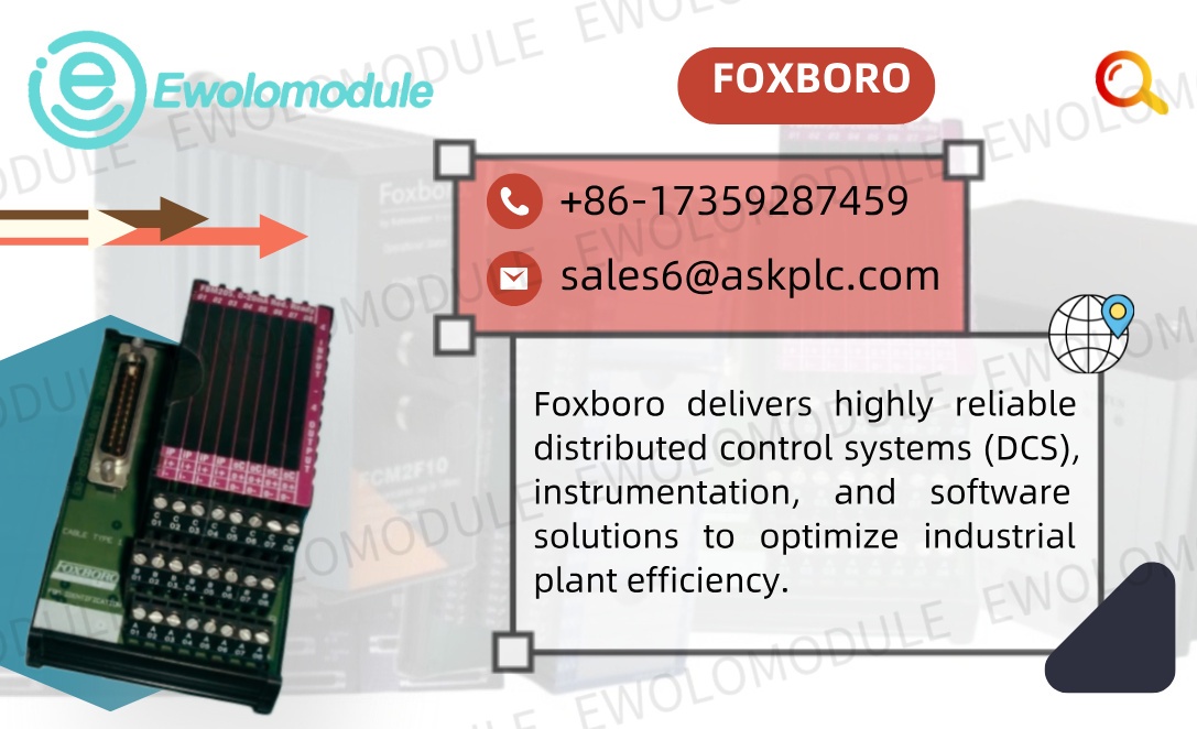 FOXBORO FCM2F10 P0916TQ : Module de contrôle de débit améliorant la précision et la synchronisation réseau dans les services publics complexes