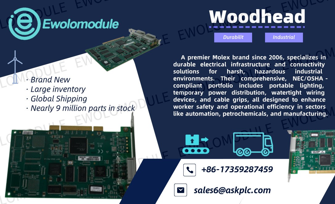 WOODHEAD PCU1000 : Module de communication Ethernet haute performance pour l'automatisation industrielle